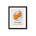 Picture of Food Art - Oranges Valencia Fruit Market _GroupedProduct_Rectangle_Portrait_Framed_Matted_