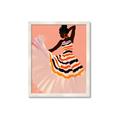 Picture of Dancer & Flourish Poster _GroupedProduct_Rectangle_Portrait_Framed_Matted_