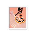 Picture of Dancer & Flourish Poster _GroupedProduct_Rectangle_Portrait_Framed_Matted_