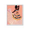 Picture of Dancer & Flourish Poster _GroupedProduct_Rectangle_Portrait_Framed_Matted_