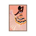 Picture of Dancer & Flourish Poster _GroupedProduct_Rectangle_Portrait_Framed_Matted_