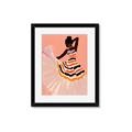 Picture of Dancer & Flourish Poster _GroupedProduct_Rectangle_Portrait_Framed_Matted_