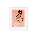 Picture of Dancer & Flourish Poster _GroupedProduct_Rectangle_Portrait_Framed_Matted_
