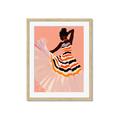Picture of Dancer & Flourish Poster _GroupedProduct_Rectangle_Portrait_Framed_Matted_