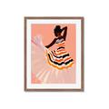 Picture of Dancer & Flourish Poster _GroupedProduct_Rectangle_Portrait_Framed_Matted_