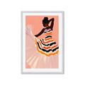 Picture of Dancer & Flourish Poster _GroupedProduct_Rectangle_Portrait_Framed_Matted_