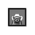 Picture of Wyatt The Cowboy Raccoon _GroupedProduct_Square_Framed_Matted_