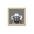 Picture of Wyatt The Cowboy Raccoon _GroupedProduct_Square_Framed_Matted_