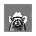 Picture of Wyatt The Cowboy Raccoon _GroupedProduct_Square_Framed_Matted_
