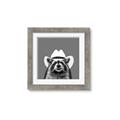 Picture of Wyatt The Cowboy Raccoon _GroupedProduct_Square_Framed_Matted_