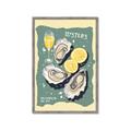 Picture of Oysters Poster _GroupedProduct_Rectangle_Portrait_Framed_Matted_