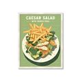 Picture of Caesar Salad Poster _GroupedProduct_Rectangle_Portrait_Framed_Matted_