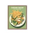Picture of Caesar Salad Poster _GroupedProduct_Rectangle_Portrait_Framed_Matted_