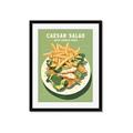 Picture of Caesar Salad Poster _GroupedProduct_Rectangle_Portrait_Framed_Matted_
