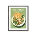 Picture of Caesar Salad Poster _GroupedProduct_Rectangle_Portrait_Framed_Matted_