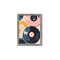 Picture of Retro Vinyl Records Poster _GroupedProduct_Rectangle_Portrait_Framed_Matted_