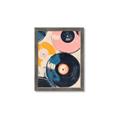 Picture of Retro Vinyl Records Poster _GroupedProduct_Rectangle_Portrait_Framed_Matted_