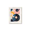 Picture of Retro Vinyl Records Poster _GroupedProduct_Rectangle_Portrait_Framed_Matted_