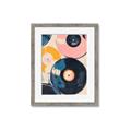 Picture of Retro Vinyl Records Poster _GroupedProduct_Rectangle_Portrait_Framed_Matted_