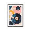 Picture of Retro Vinyl Records Poster _GroupedProduct_Rectangle_Portrait_Framed_Matted_