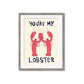Picture of You are My Lobster Poster _GroupedProduct_Rectangle_Portrait_Framed_Matted_