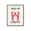 Picture of You are My Lobster Poster _GroupedProduct_Rectangle_Portrait_Framed_Matted_