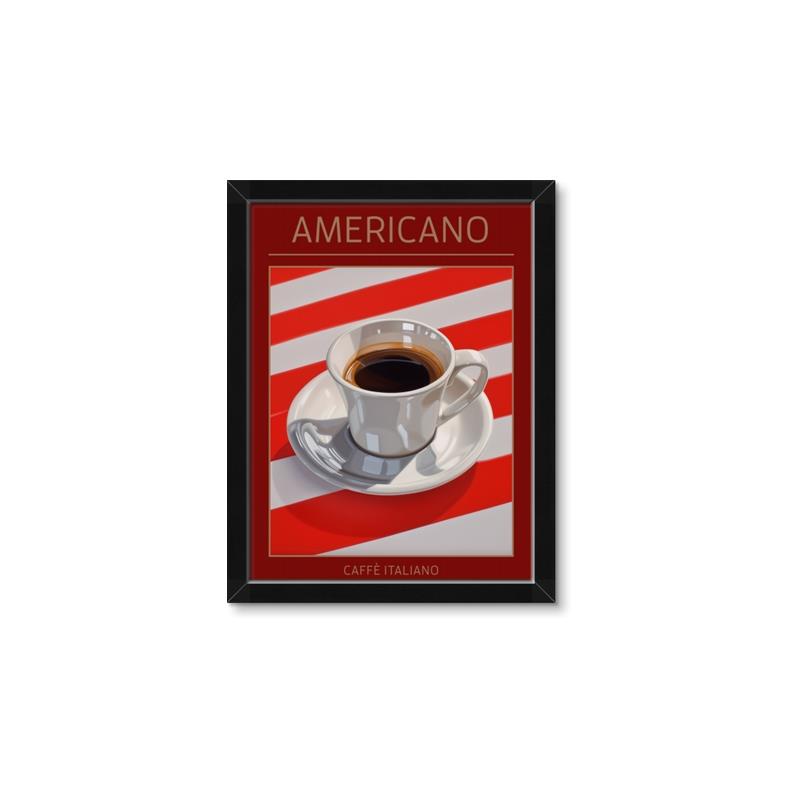 Picture of Americano Coffee _GroupedProduct_Rectangle_Portrait_Framed_Matted_