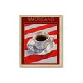 Picture of Americano Coffee _GroupedProduct_Rectangle_Portrait_Framed_Matted_