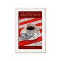 Picture of Americano Coffee _GroupedProduct_Rectangle_Portrait_Framed_Matted_