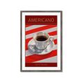 Picture of Americano Coffee _GroupedProduct_Rectangle_Portrait_Framed_Matted_