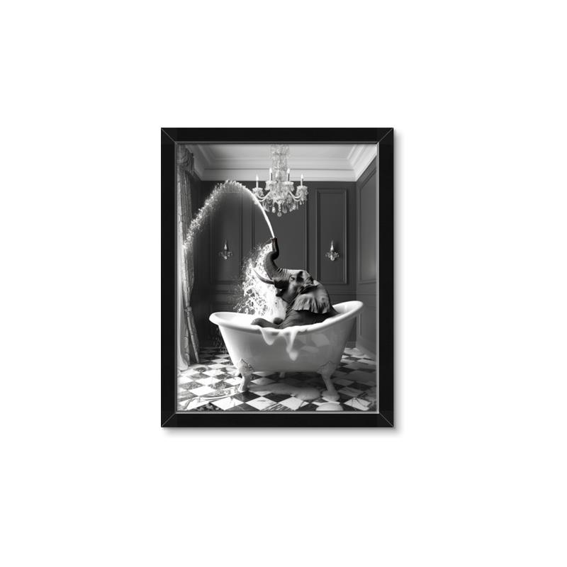 Picture of Splish Splash Safari _GroupedProduct_Rectangle_Portrait_Framed_Matted_