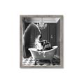 Picture of Splish Splash Safari _GroupedProduct_Rectangle_Portrait_Framed_Matted_