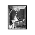 Picture of Splish Splash Safari _GroupedProduct_Rectangle_Portrait_Framed_Matted_