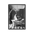 Picture of Splish Splash Safari _GroupedProduct_Rectangle_Portrait_Framed_Matted_