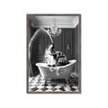 Picture of Splish Splash Safari _GroupedProduct_Rectangle_Portrait_Framed_Matted_