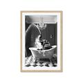 Picture of Splish Splash Safari _GroupedProduct_Rectangle_Portrait_Framed_Matted_