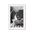 Picture of Splish Splash Safari _GroupedProduct_Rectangle_Portrait_Framed_Matted_