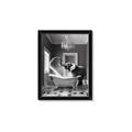 Picture of Joyful Elephant Bath Time _GroupedProduct_Rectangle_Portrait_Framed_Matted_