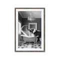 Picture of Joyful Elephant Bath Time _GroupedProduct_Rectangle_Portrait_Framed_Matted_