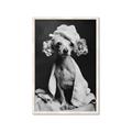 Picture of Spa Day Pooch _GroupedProduct_Rectangle_Portrait_Framed_Matted_
