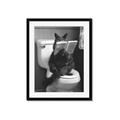 Picture of Kitty Cat Throne Room _GroupedProduct_Rectangle_Portrait_Framed_Matted_
