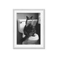 Picture of Kitty Cat Throne Room _GroupedProduct_Rectangle_Portrait_Framed_Matted_