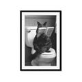 Picture of Kitty Cat Throne Room _GroupedProduct_Rectangle_Portrait_Framed_Matted_