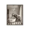 Picture of Luxuary Elephant _GroupedProduct_Rectangle_Portrait_Framed_Matted_
