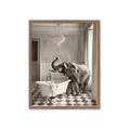Picture of Luxuary Elephant _GroupedProduct_Rectangle_Portrait_Framed_Matted_