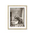 Picture of Luxuary Elephant _GroupedProduct_Rectangle_Portrait_Framed_Matted_