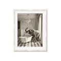 Picture of Luxuary Elephant _GroupedProduct_Rectangle_Portrait_Framed_Matted_