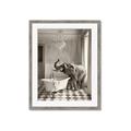 Picture of Luxuary Elephant _GroupedProduct_Rectangle_Portrait_Framed_Matted_