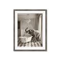 Picture of Luxuary Elephant _GroupedProduct_Rectangle_Portrait_Framed_Matted_