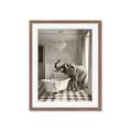 Picture of Luxuary Elephant _GroupedProduct_Rectangle_Portrait_Framed_Matted_
